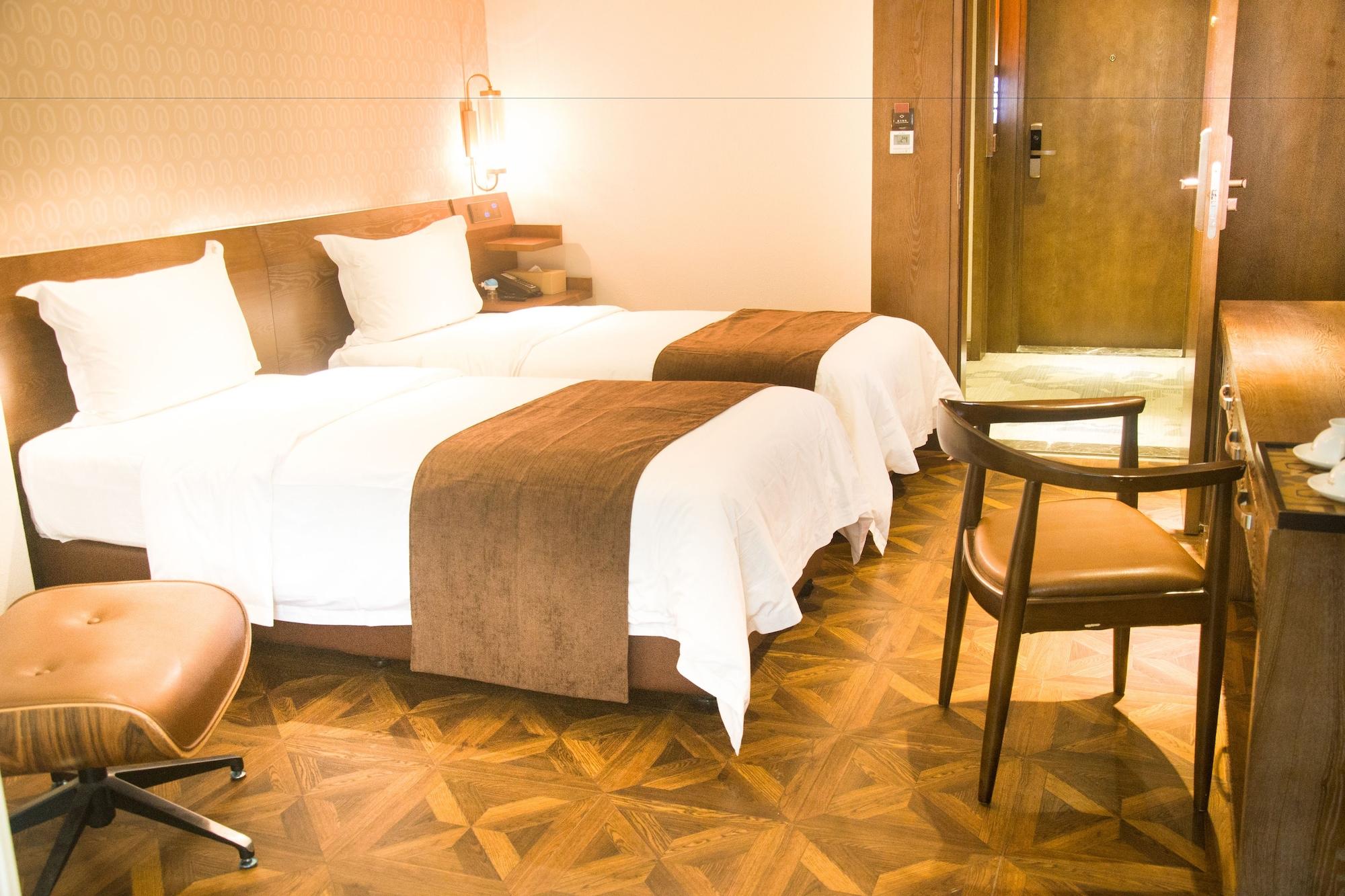 เจเจ คอฟฟี ธีม โฮเต็ล กวางเจา เอ็กซิบิชั่น เซ็นเตอร์ Hotel กวางโจว ภายนอก รูปภาพ