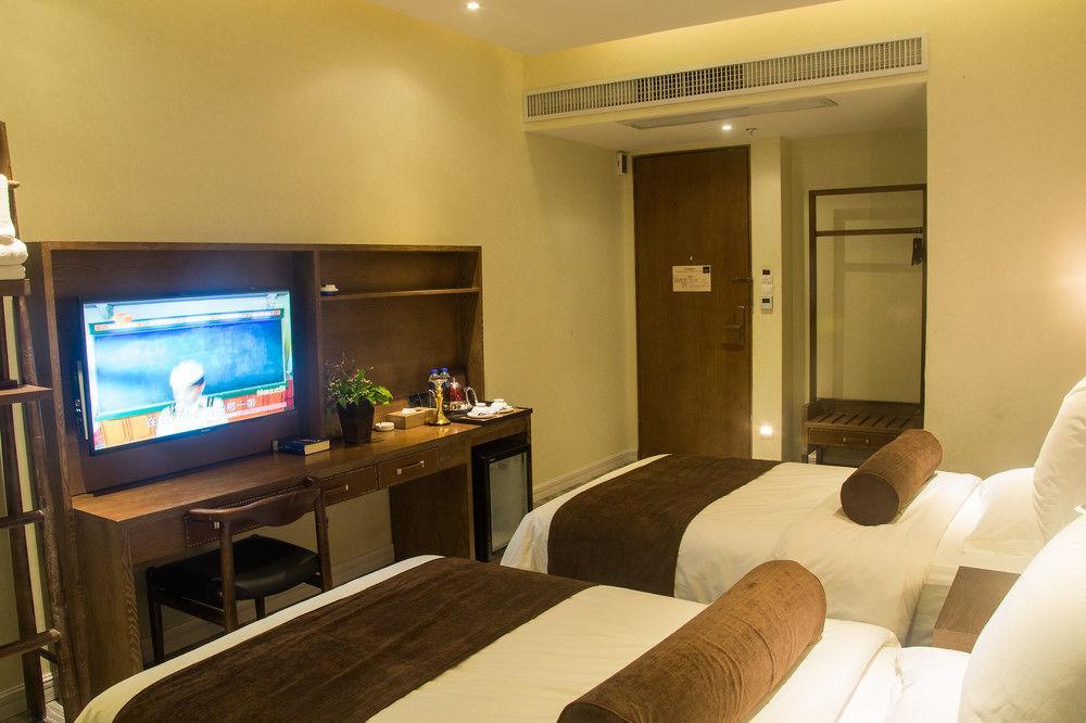 เจเจ คอฟฟี ธีม โฮเต็ล กวางเจา เอ็กซิบิชั่น เซ็นเตอร์ Hotel กวางโจว ภายนอก รูปภาพ