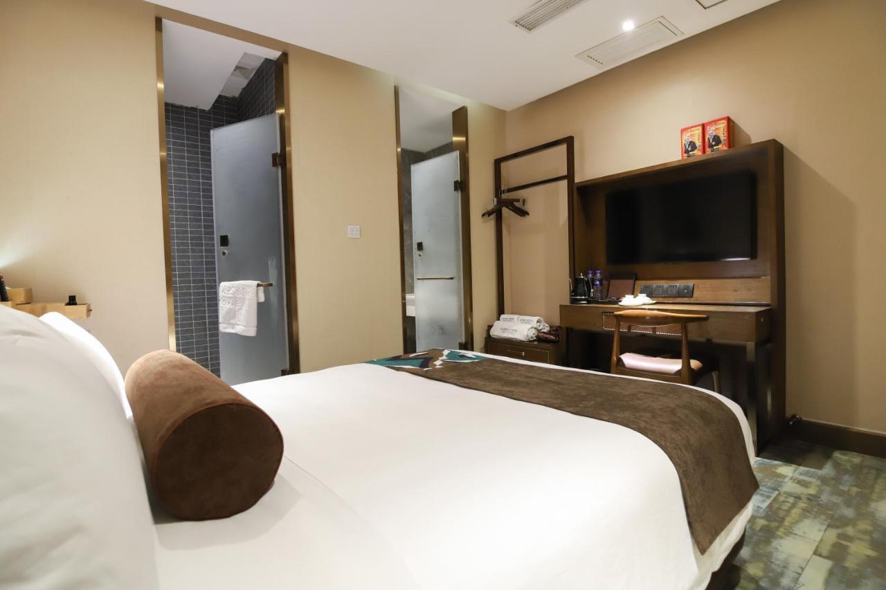 เจเจ คอฟฟี ธีม โฮเต็ล กวางเจา เอ็กซิบิชั่น เซ็นเตอร์ Hotel กวางโจว ภายนอก รูปภาพ