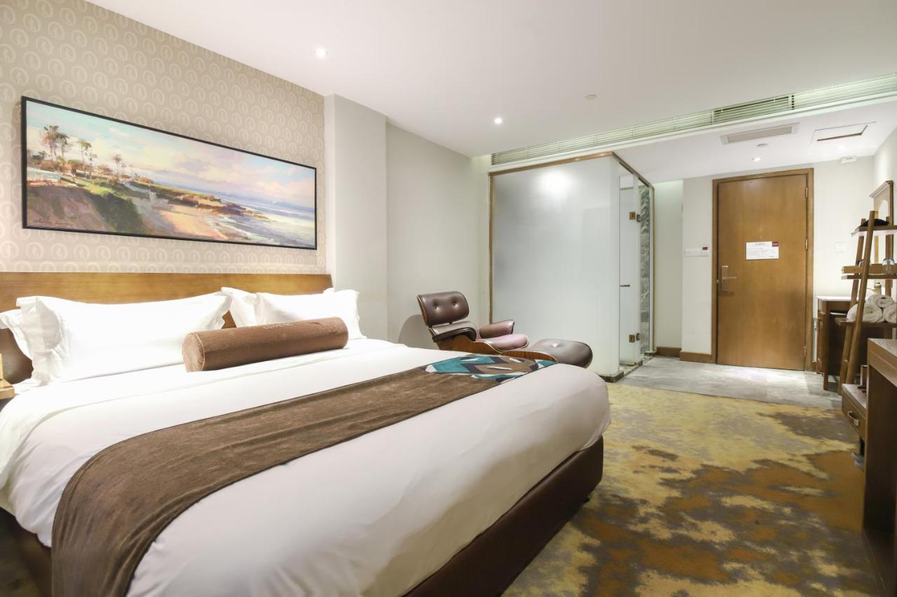 เจเจ คอฟฟี ธีม โฮเต็ล กวางเจา เอ็กซิบิชั่น เซ็นเตอร์ Hotel กวางโจว ภายนอก รูปภาพ