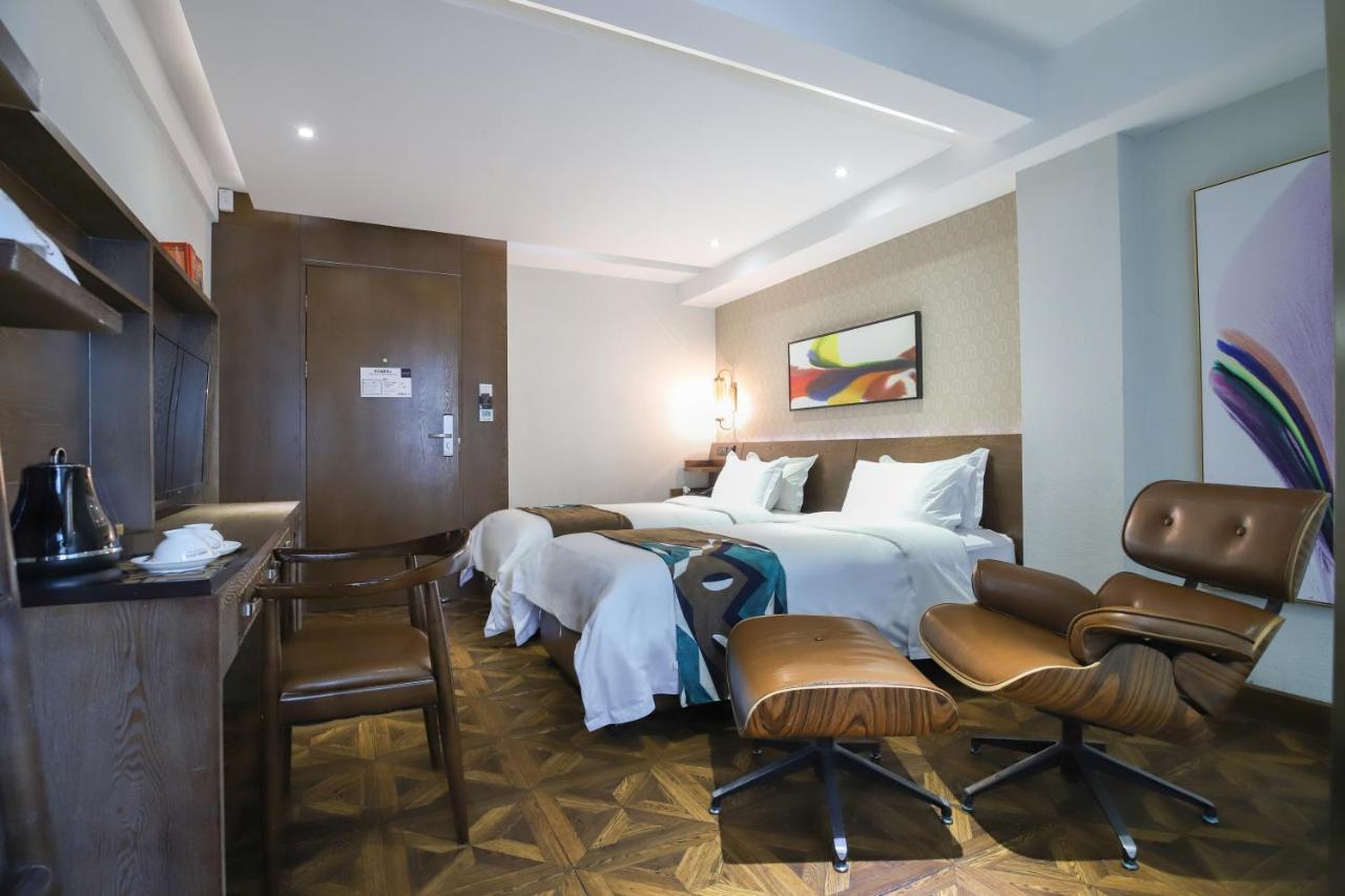 เจเจ คอฟฟี ธีม โฮเต็ล กวางเจา เอ็กซิบิชั่น เซ็นเตอร์ Hotel กวางโจว ภายนอก รูปภาพ
