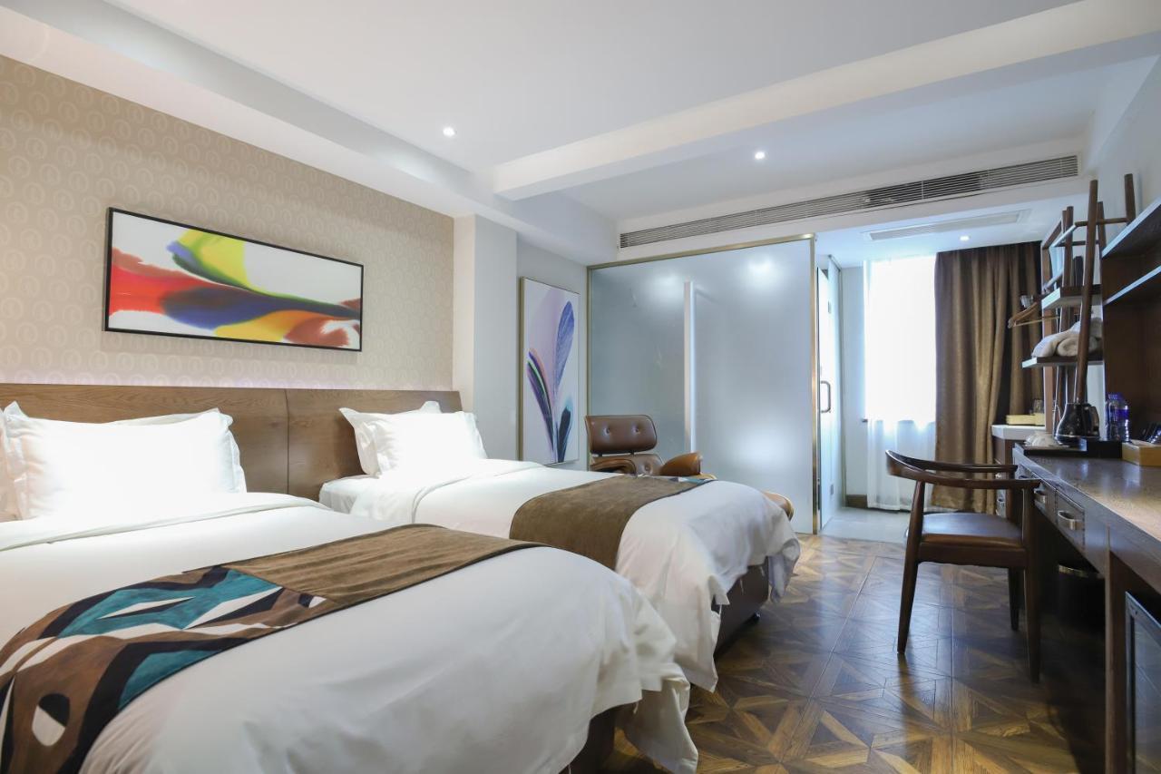 เจเจ คอฟฟี ธีม โฮเต็ล กวางเจา เอ็กซิบิชั่น เซ็นเตอร์ Hotel กวางโจว ภายนอก รูปภาพ