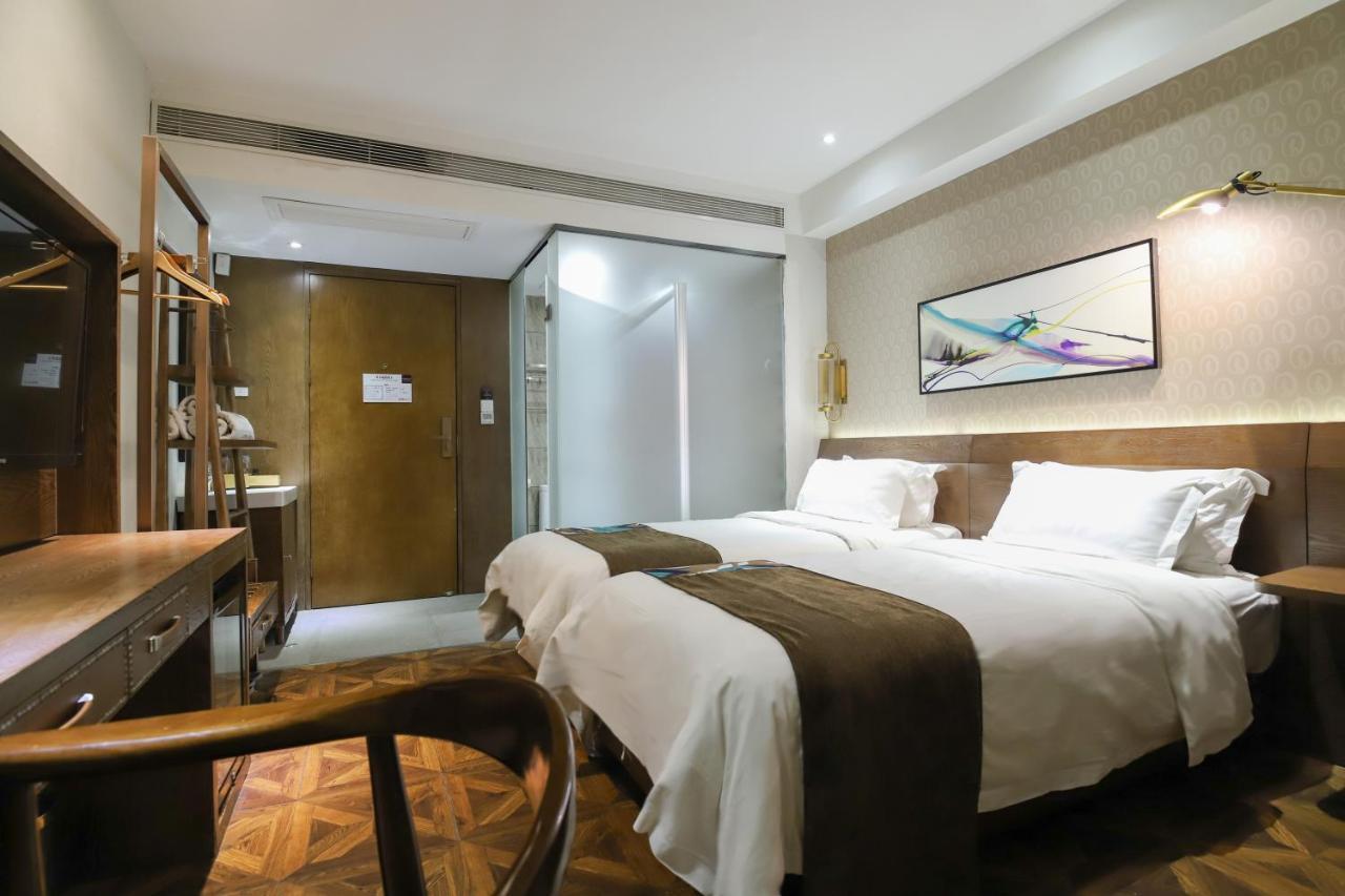 เจเจ คอฟฟี ธีม โฮเต็ล กวางเจา เอ็กซิบิชั่น เซ็นเตอร์ Hotel กวางโจว ภายนอก รูปภาพ