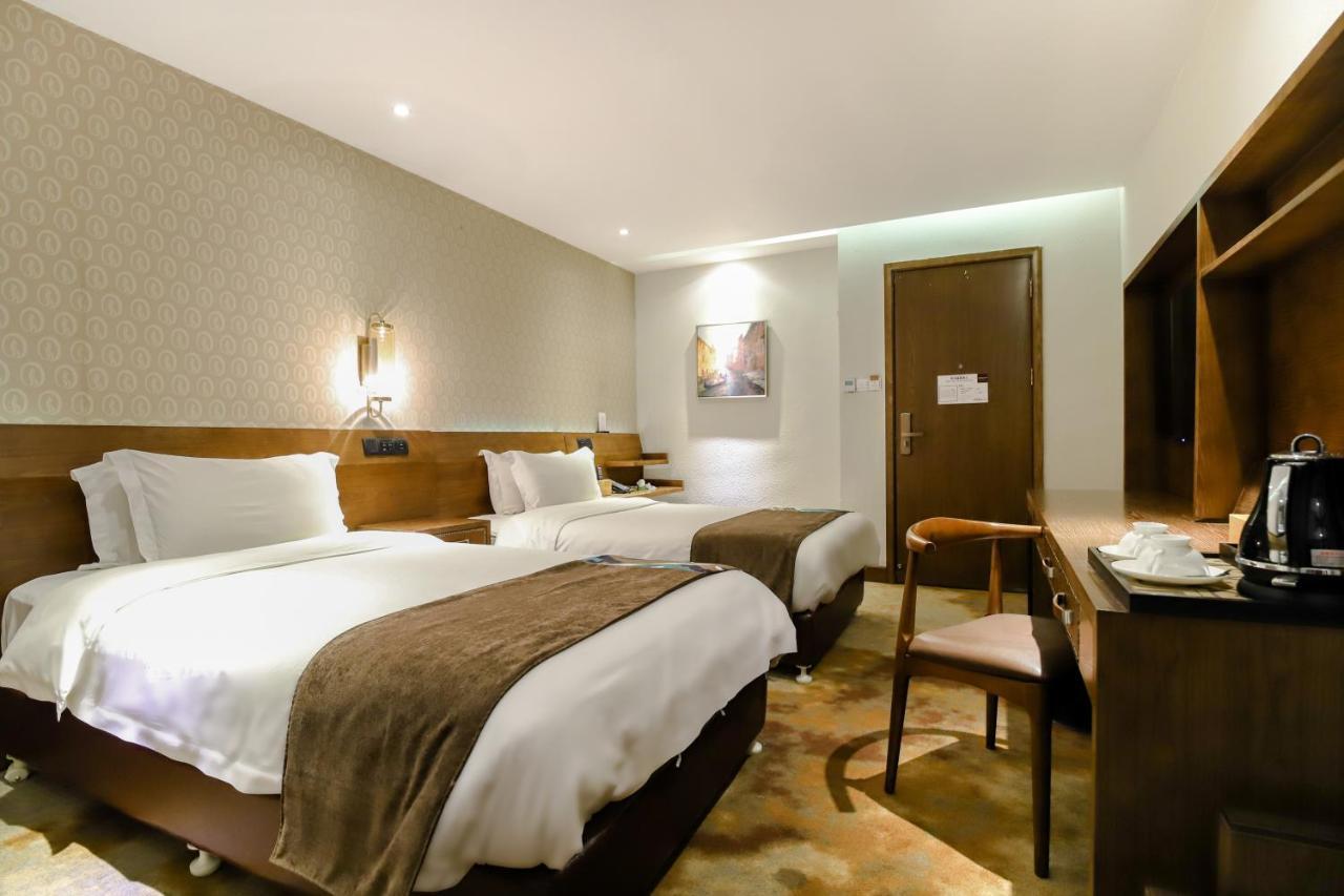 เจเจ คอฟฟี ธีม โฮเต็ล กวางเจา เอ็กซิบิชั่น เซ็นเตอร์ Hotel กวางโจว ภายนอก รูปภาพ